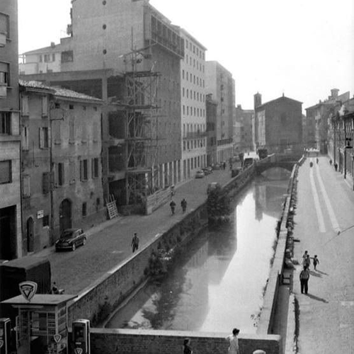 Via Riva di Reno, Bologna, anno 1955
