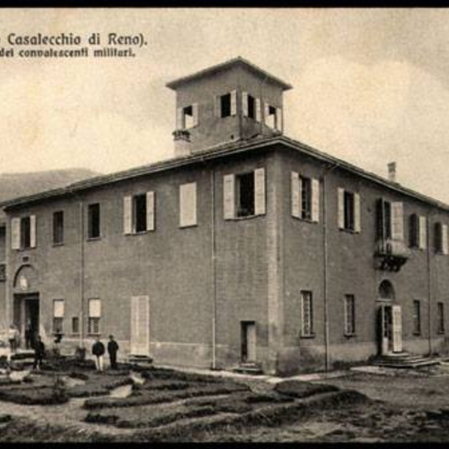 Bastia presso Casalecchio, luogo di cura dei convalescenti militari,  Collezione  Masetti