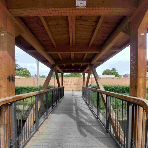 Ponticello 1 ciclopedonale sul canale adiacente alla Certosa
