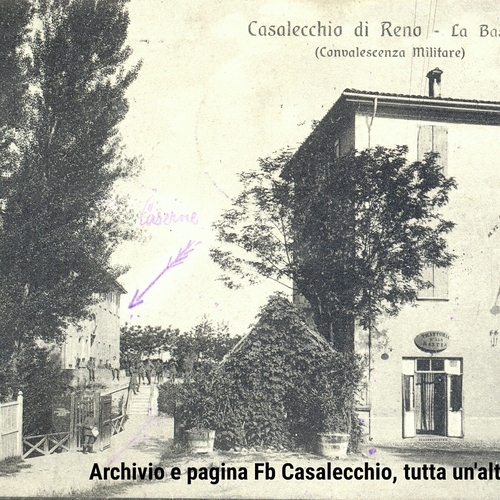 Come si presentava la curva tra via Cananonica e la Bastia a inizio 1900