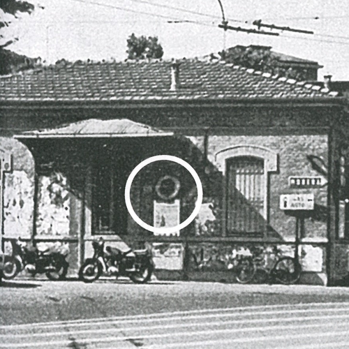 Fig. 2 Casello del dazio con salvagente in vista