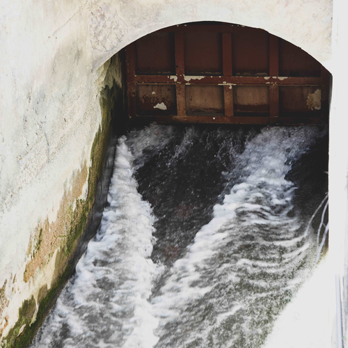 Fig. 3. La paratoia principale, foto Carolina Monzoni, Archivio Canali di Bologna, 2019.