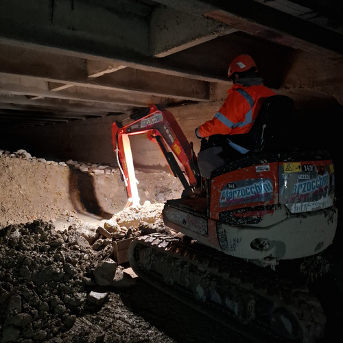 lavori manutenzione canale reno